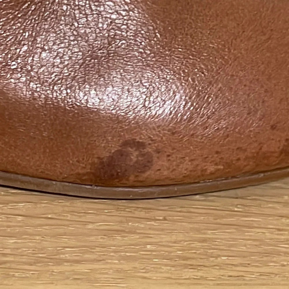 Chinese Laundry Wedge Boot Tan Cognac Size 7 - Picture 6 of 16